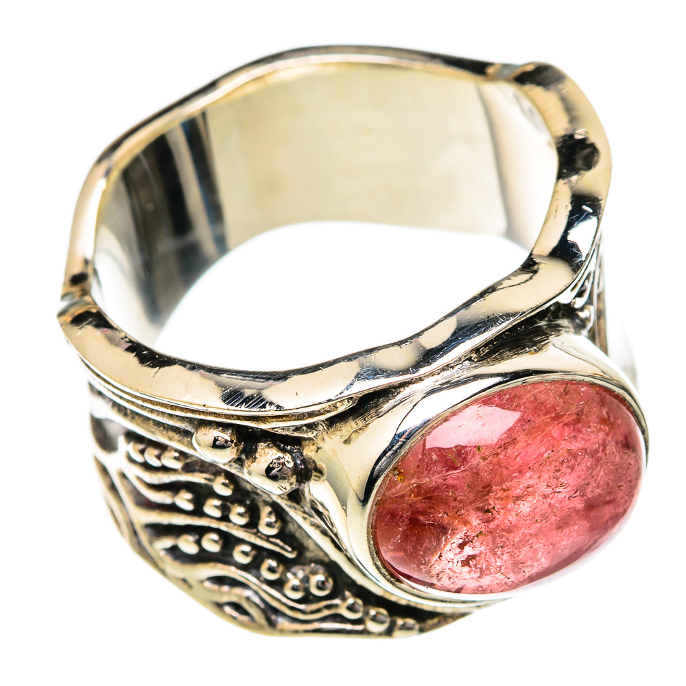 Pink Tourmaline Rings handcrafted by Ana Silver Co - RING101941