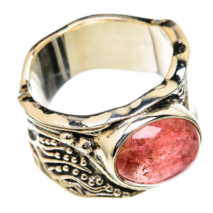 Pink Tourmaline Rings handcrafted by Ana Silver Co - RING101941