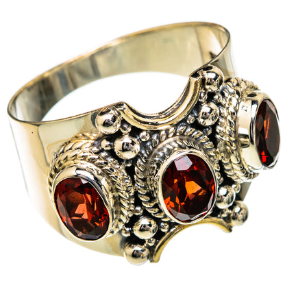 Garnet, Malachite, Peridot, Blue Tourmaline, Lapis Lazuli, Amethyst Rings handcrafted by Ana Silver Co - RING101942
