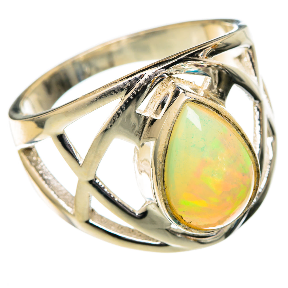 Ethiopian Opal Rings handcrafted by Ana Silver Co - RING101955