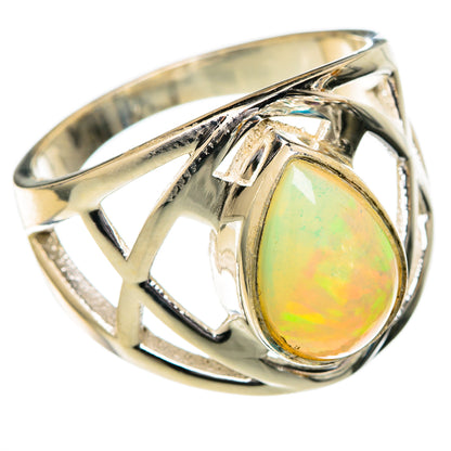 Ethiopian Opal Rings handcrafted by Ana Silver Co - RING101955