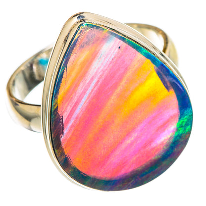 Aura Opal Rings handcrafted by Ana Silver Co - RING101956