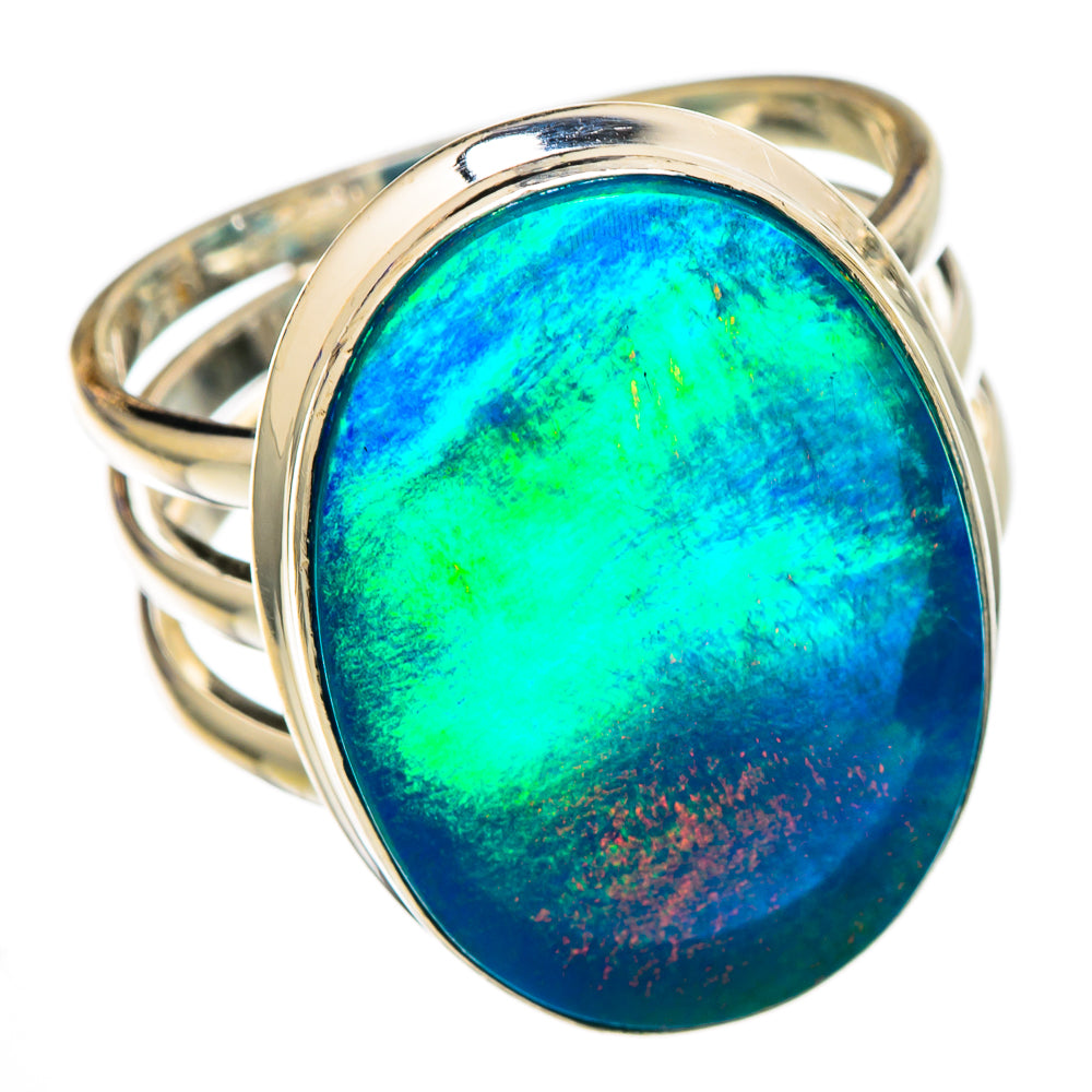 Aura Opal Rings handcrafted by Ana Silver Co - RING101959