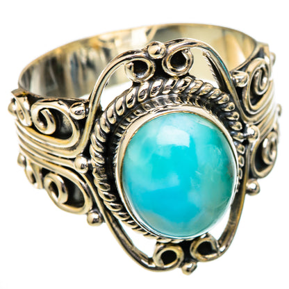 Larimar Rings handcrafted by Ana Silver Co - RING101961 - Photo 2