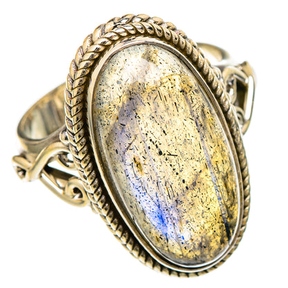 Labradorite Rings handcrafted by Ana Silver Co - RING101988