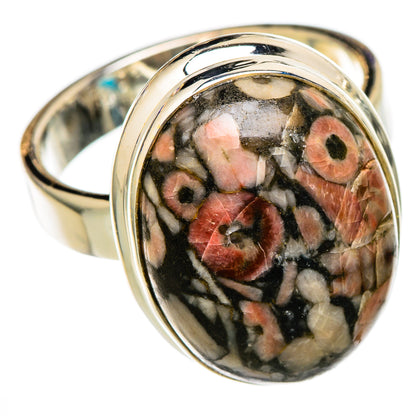 Crinoid Fossil Rings handcrafted by Ana Silver Co - RING101992