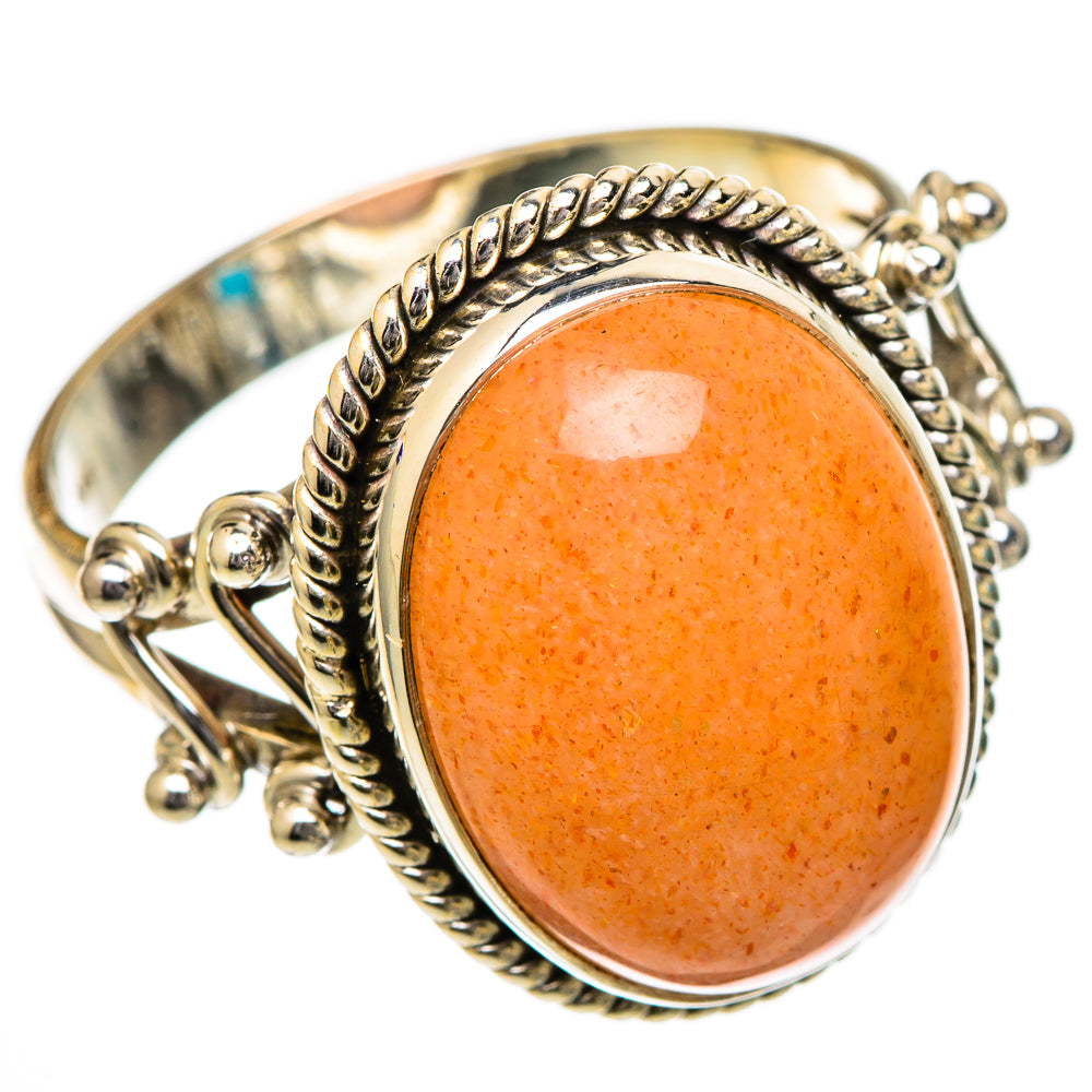 Sunstone Rings handcrafted by Ana Silver Co - RING101995 - Photo 2