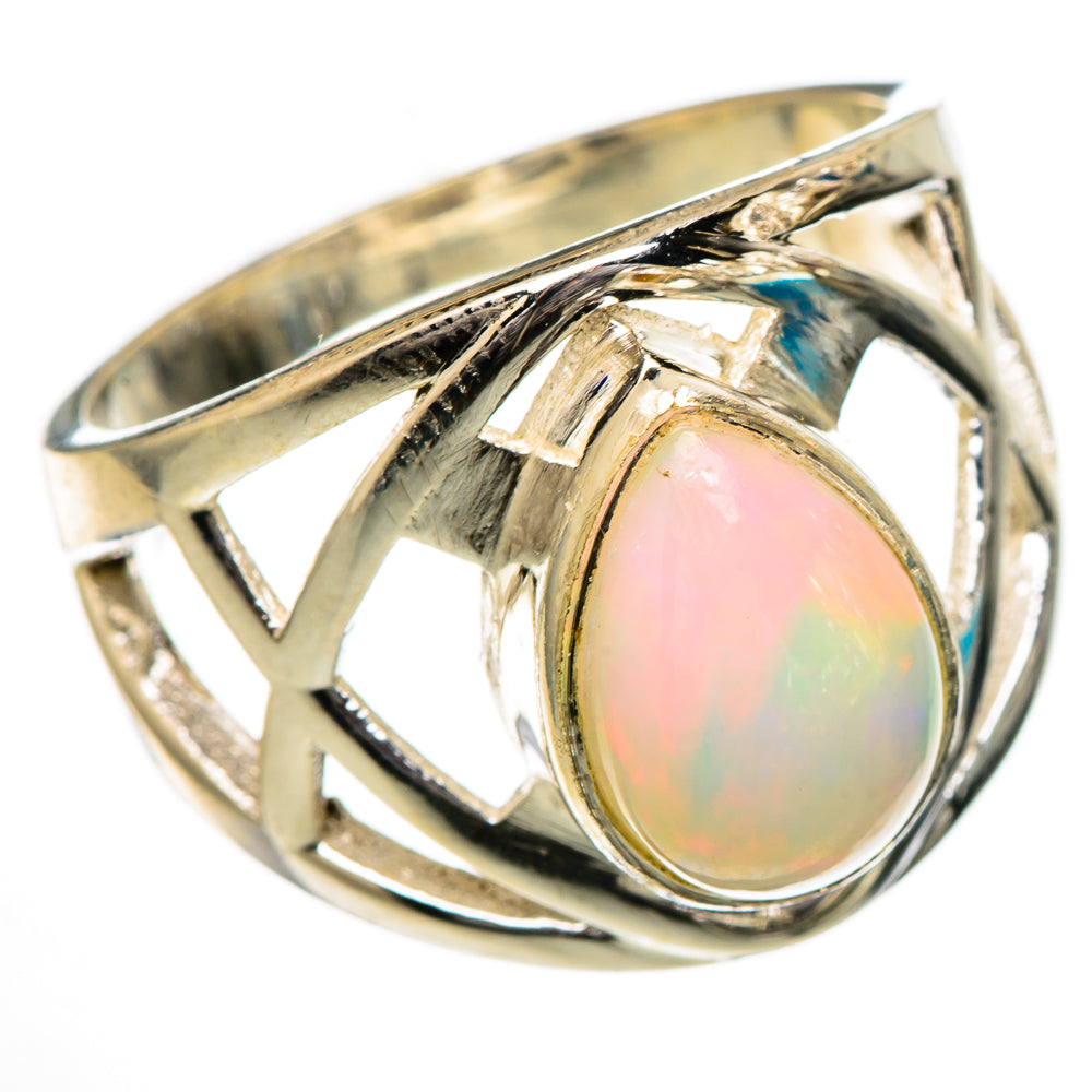 Ethiopian Opal Rings handcrafted by Ana Silver Co - RING102002