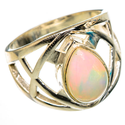 Ethiopian Opal Rings handcrafted by Ana Silver Co - RING102002