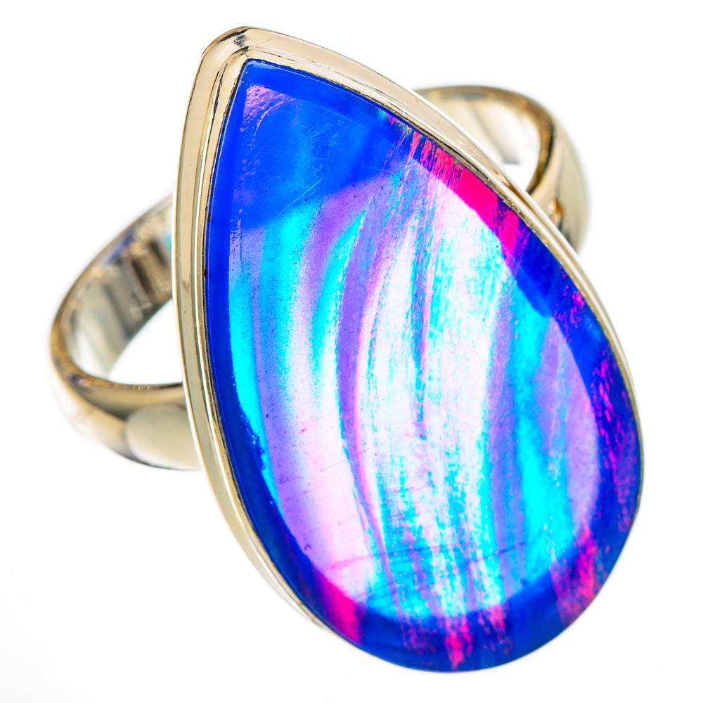 Aura Opal Rings handcrafted by Ana Silver Co - RING102005