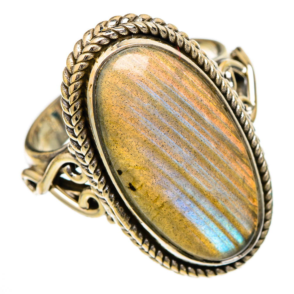 Labradorite Rings handcrafted by Ana Silver Co - RING102007