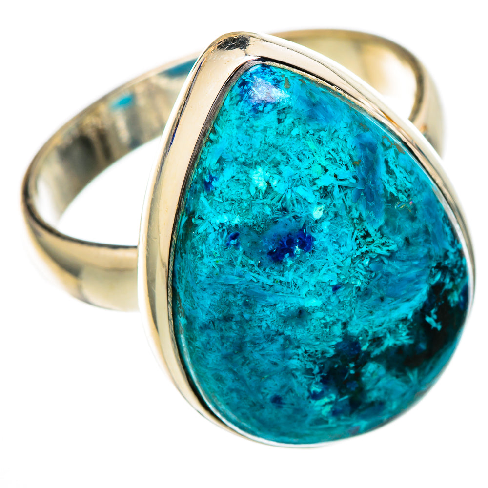 Chrysocolla Rings handcrafted by Ana Silver Co - RING102009