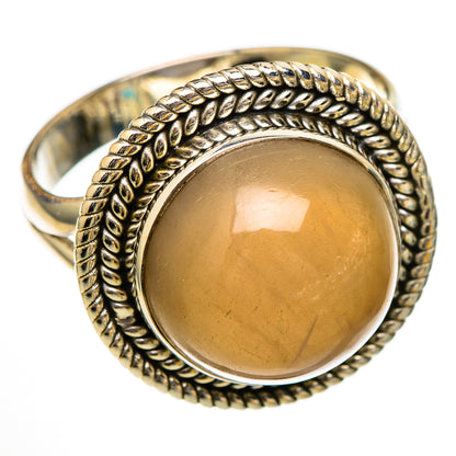 Chocolate Moonstone Rings handcrafted by Ana Silver Co - RING102015