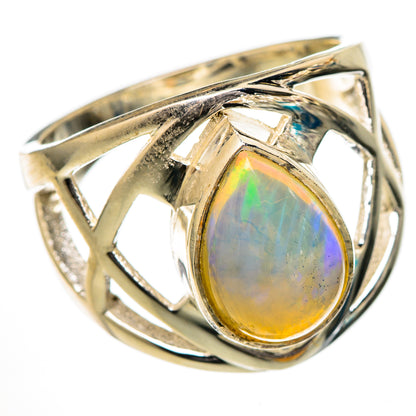 Ethiopian Opal Rings handcrafted by Ana Silver Co - RING102026