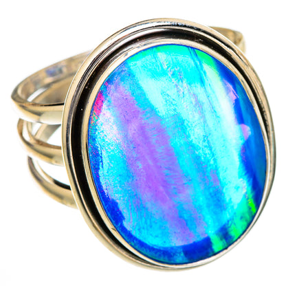 Aura Opal Rings handcrafted by Ana Silver Co - RING102029