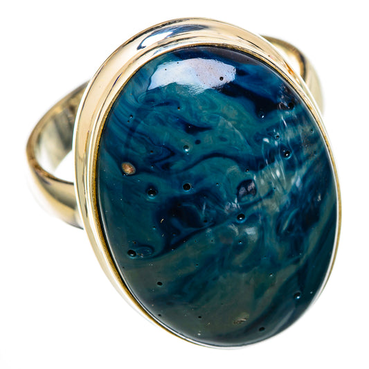 Blue Jasper Rings handcrafted by Ana Silver Co - RING102031