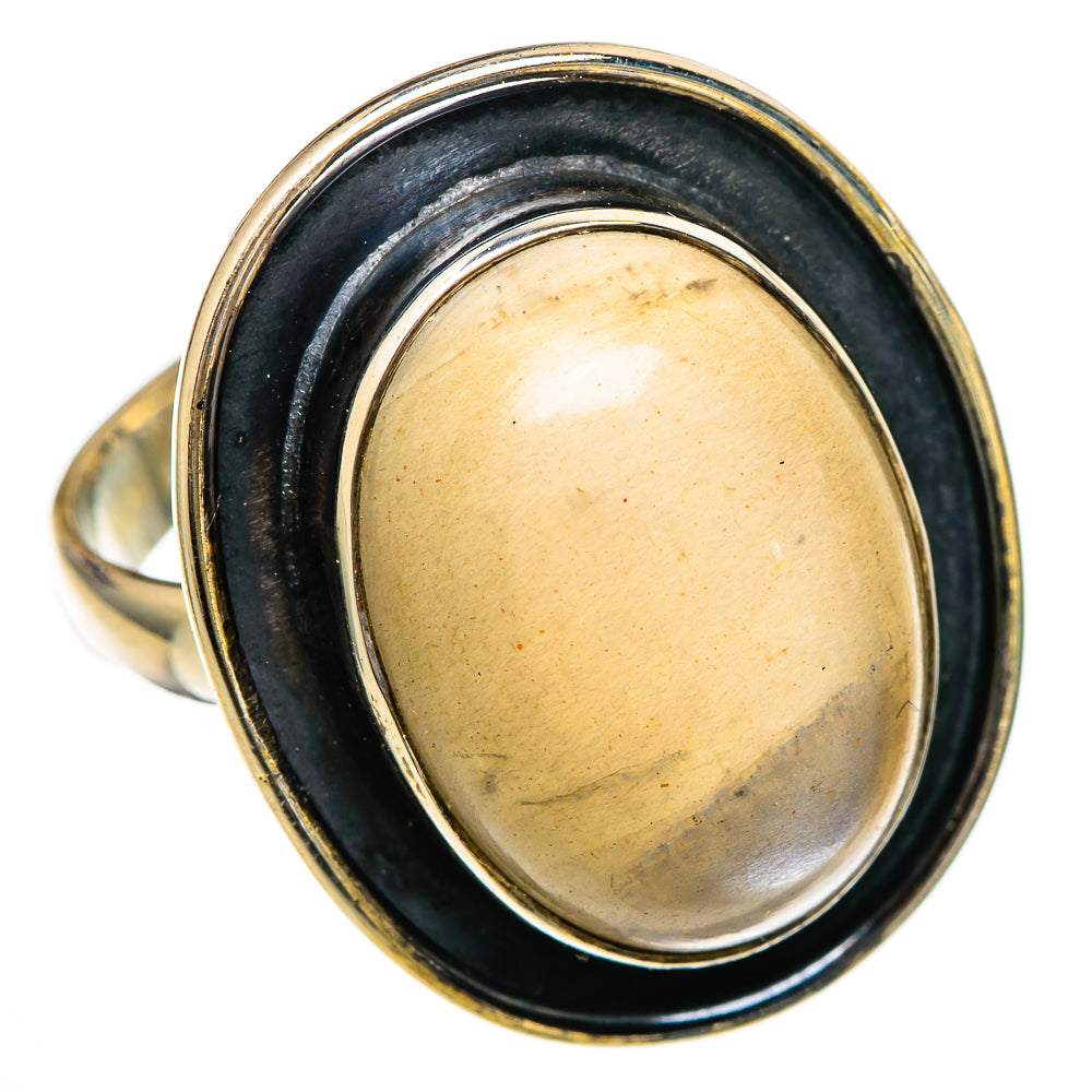 Chocolate Moonstone Rings handcrafted by Ana Silver Co - RING102043