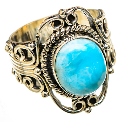Larimar Rings handcrafted by Ana Silver Co - RING102049