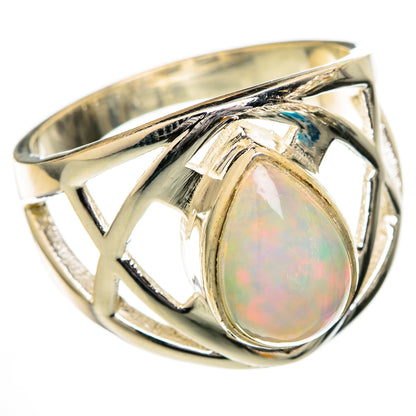 Ethiopian Opal Rings handcrafted by Ana Silver Co - RING102063