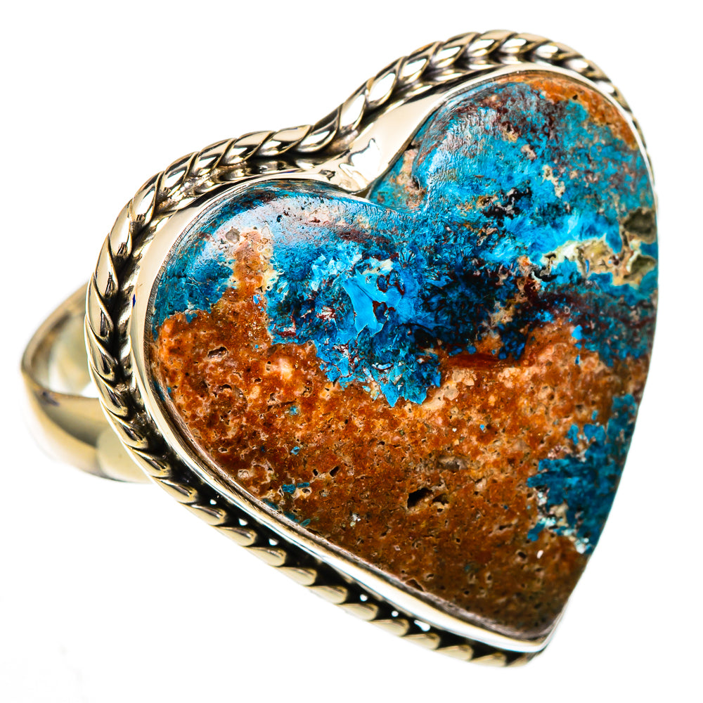 Chrysocolla Rings handcrafted by Ana Silver Co - RING102096