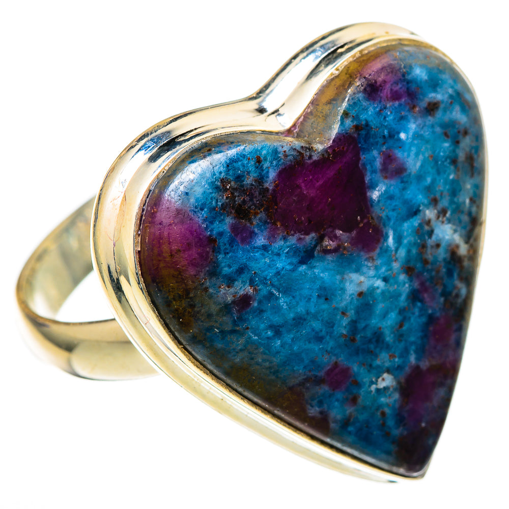Ruby Fuchsite Rings handcrafted by Ana Silver Co - RING102145