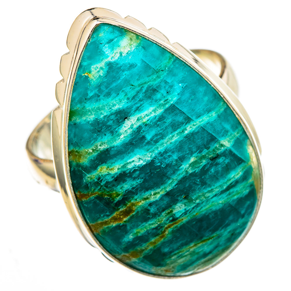 Amazonite Rings handcrafted by Ana Silver Co - RING102146 - Photo 2