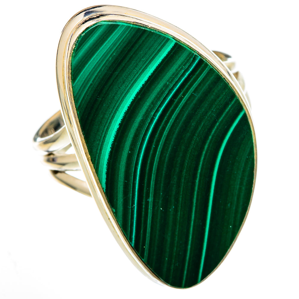 Malachite Rings handcrafted by Ana Silver Co - RING102147