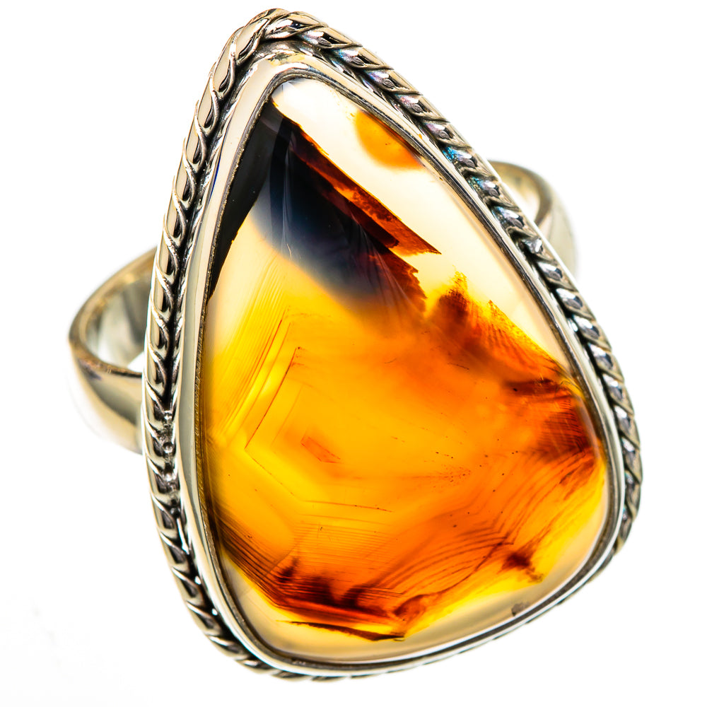Montana Agate Rings handcrafted by Ana Silver Co - RING102150 - Photo 2
