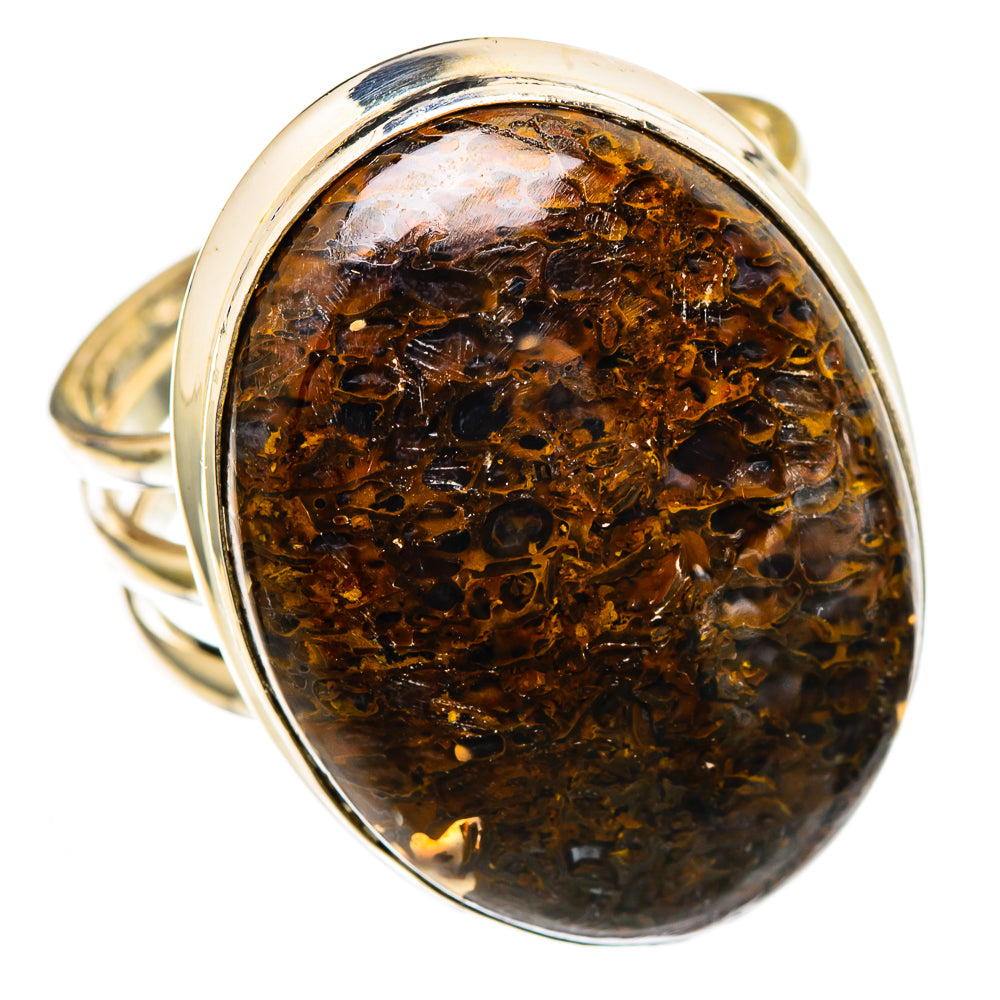 Dinosaur Bone Rings handcrafted by Ana Silver Co - RING102152 - Photo 2