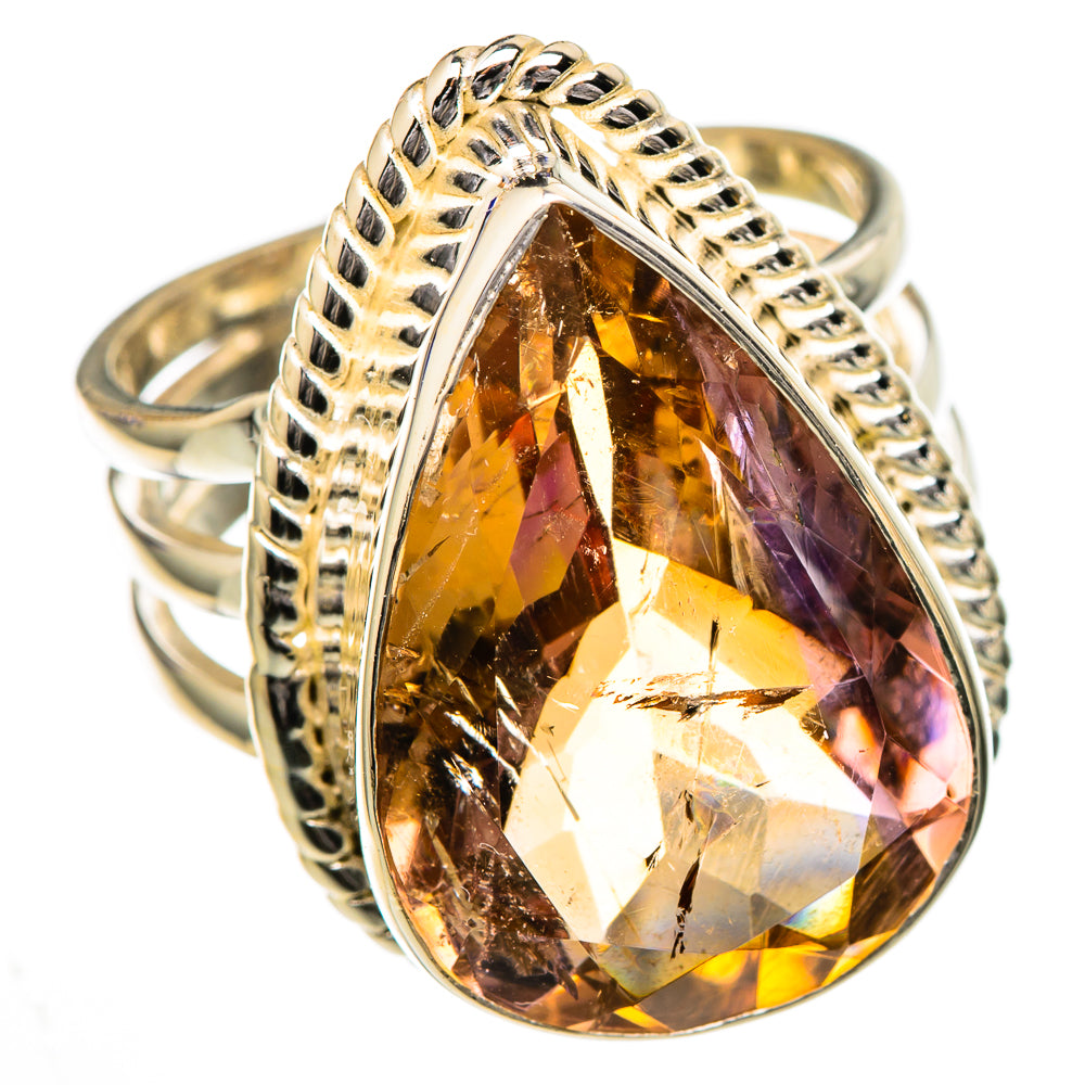 Ametrine Rings handcrafted by Ana Silver Co - RING102153