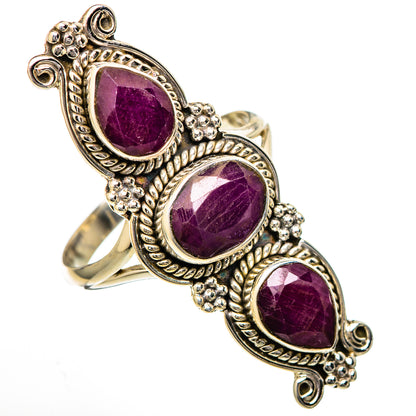 Ruby Rings handcrafted by Ana Silver Co - RING102156 - Photo 2
