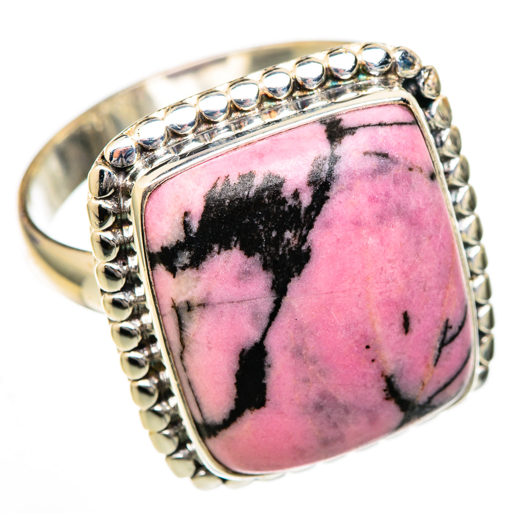 Rhodonite Rings handcrafted by Ana Silver Co - RING102157 - Photo 2