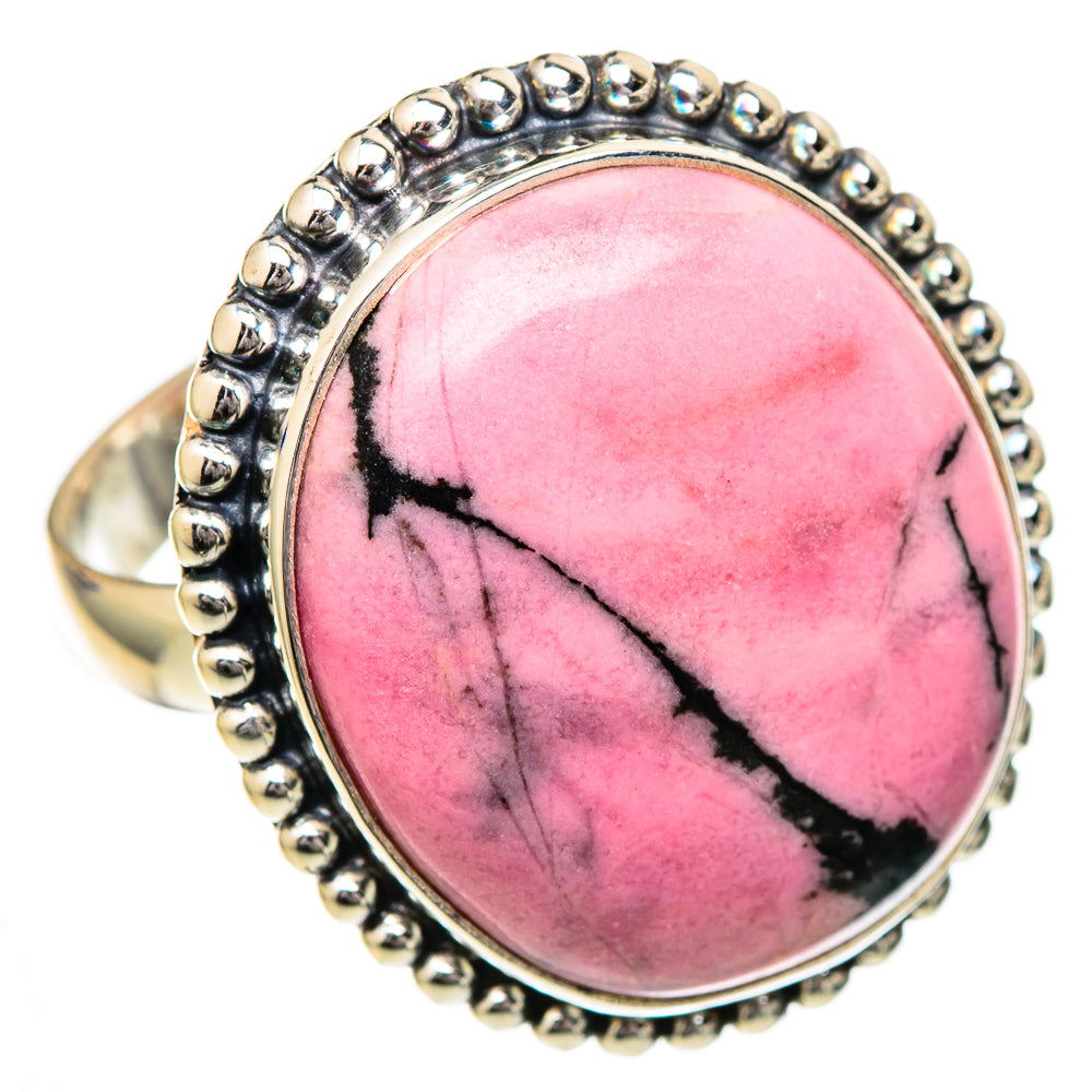 Rhodonite Rings handcrafted by Ana Silver Co - RING102158