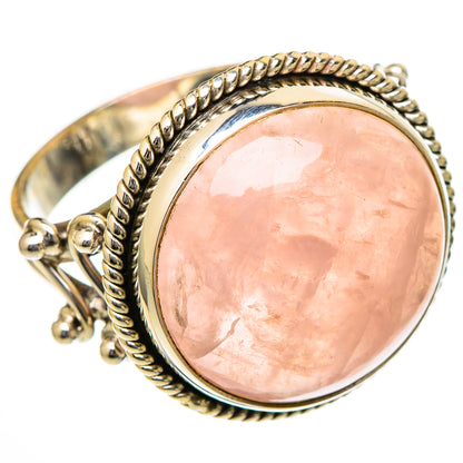 Rose Quartz Rings handcrafted by Ana Silver Co - RING102159 - Photo 2