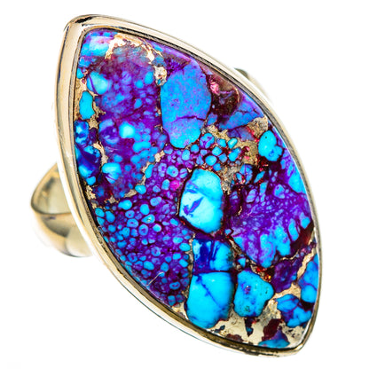 Spiny Oyster Turquoise Rings handcrafted by Ana Silver Co - RING102161