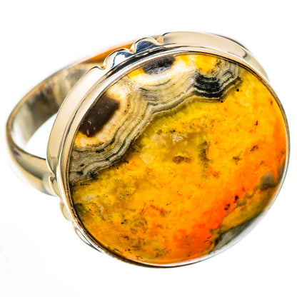 Bumble Bee Jasper Rings handcrafted by Ana Silver Co - RING102174