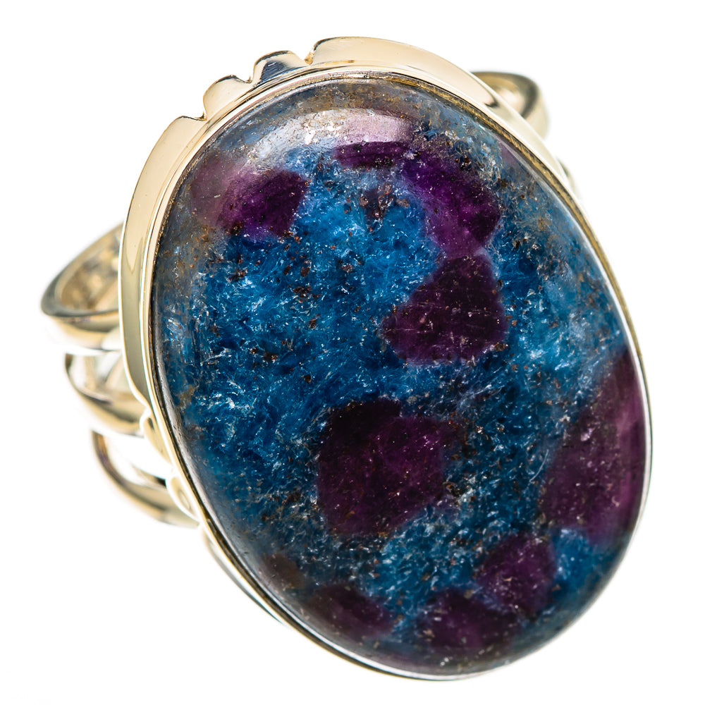 Ruby Fuchsite Rings handcrafted by Ana Silver Co - RING102175