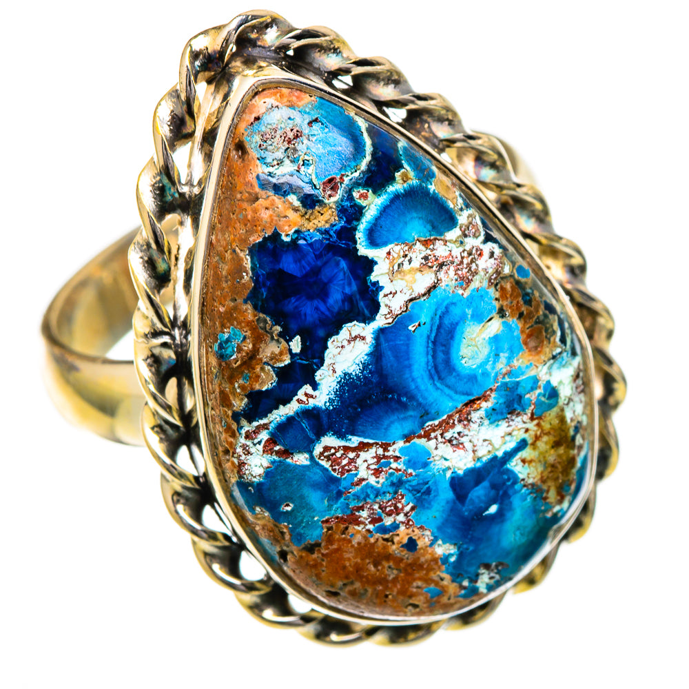 Chrysocolla Rings handcrafted by Ana Silver Co - RING102179