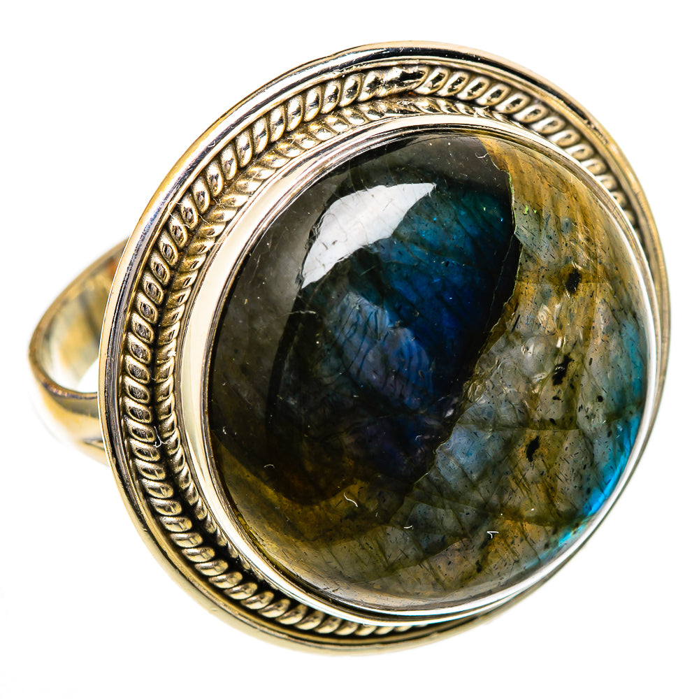 Labradorite Rings handcrafted by Ana Silver Co - RING102183 - Photo 2