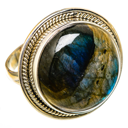 Labradorite Rings handcrafted by Ana Silver Co - RING102183 - Photo 2