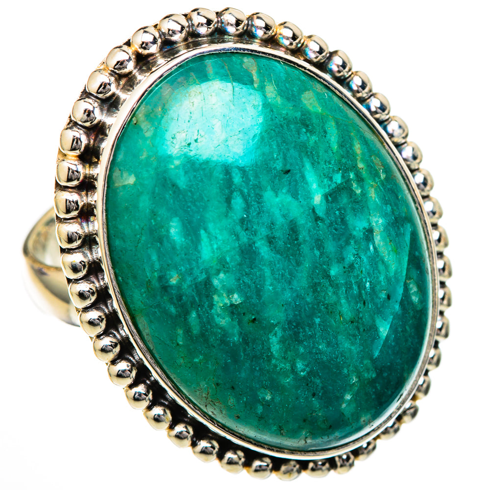 Amazonite Rings handcrafted by Ana Silver Co - RING102185 - Photo 2