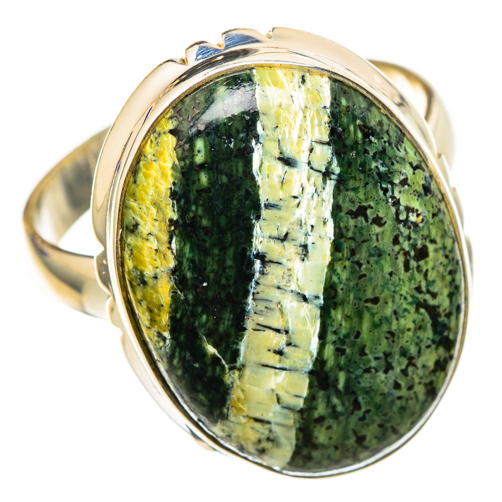Lizard Jasper Rings handcrafted by Ana Silver Co - RING102189