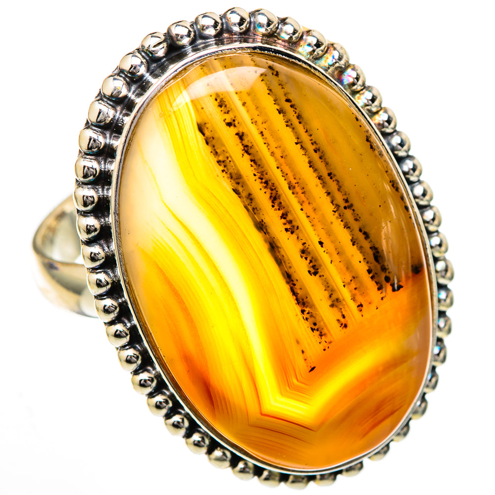 Montana Agate Rings handcrafted by Ana Silver Co - RING102191 - Photo 2
