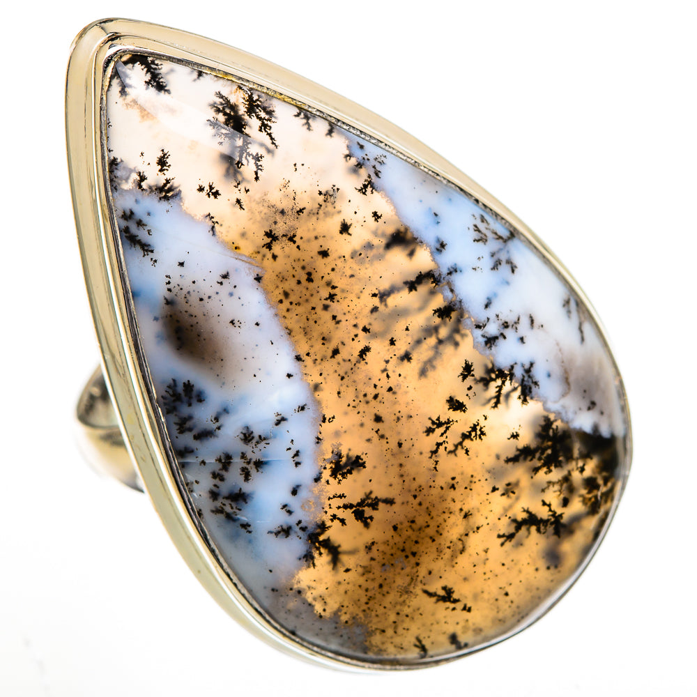 Dendritic Opal Rings handcrafted by Ana Silver Co - RING102207