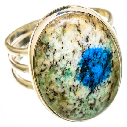 K2 Blue Azurite Rings handcrafted by Ana Silver Co - RING102217 - Photo 2