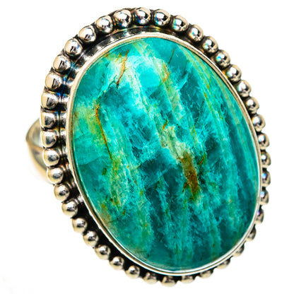 Amazonite Rings handcrafted by Ana Silver Co - RING102225 - Photo 2