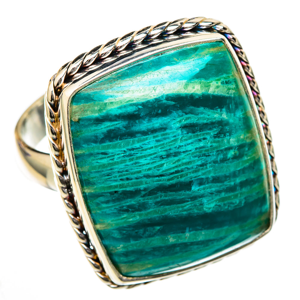 Amazonite Rings handcrafted by Ana Silver Co - RING102227 - Photo 2