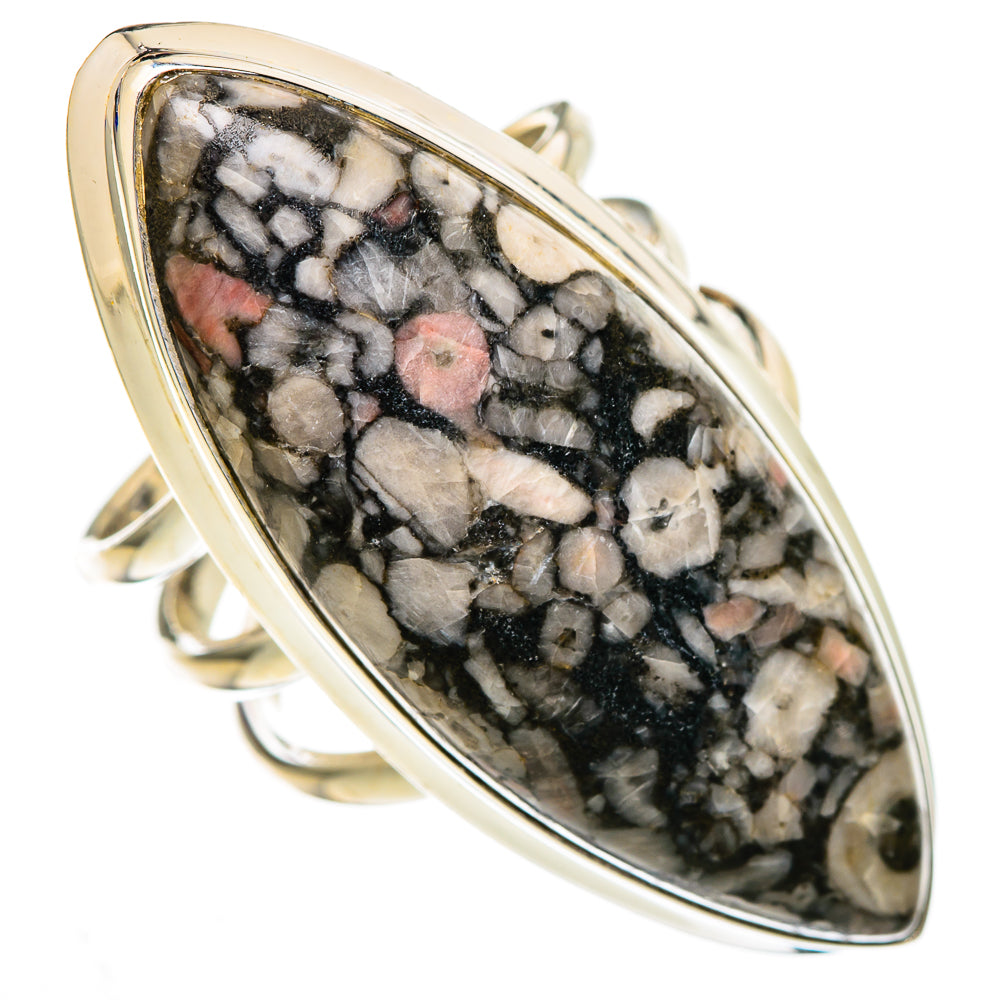 Crinoid Fossil Rings handcrafted by Ana Silver Co - RING102239 - Photo 2