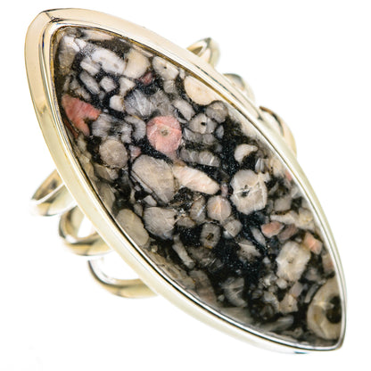Crinoid Fossil Rings handcrafted by Ana Silver Co - RING102239 - Photo 2