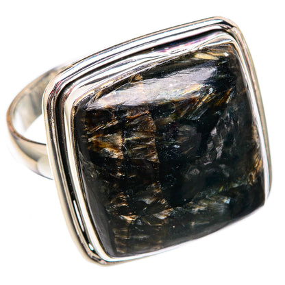 Golden Seraphinite Rings handcrafted by Ana Silver Co - RING102247 - Photo 2